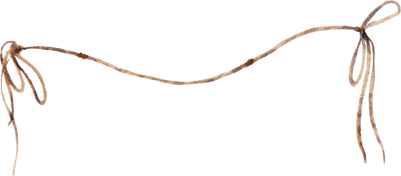 Watercolor Christmas Rope